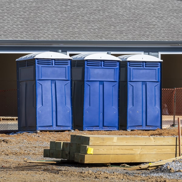 are there different sizes of portable restrooms available for rent in Gibson Michigan